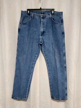 Rustler Men's Jeans Straight Blue Size 38x29